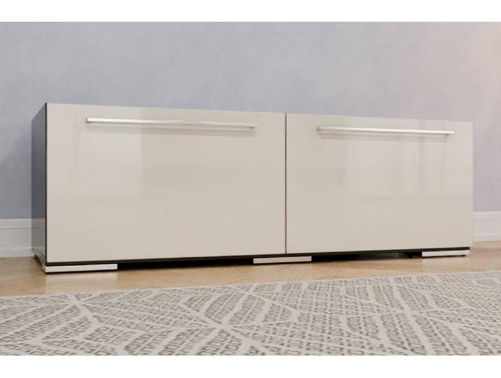 TV-Möbel nach Maß - RAL 9001 Cremeweiß - 43x130x52cm - Individuell konfigurieren