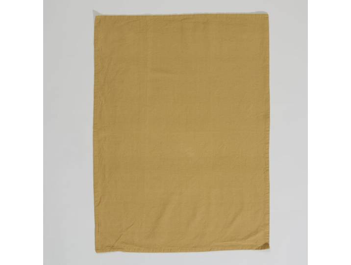Ockergelbes Baumwoll-Geschirrtuch 50x70
