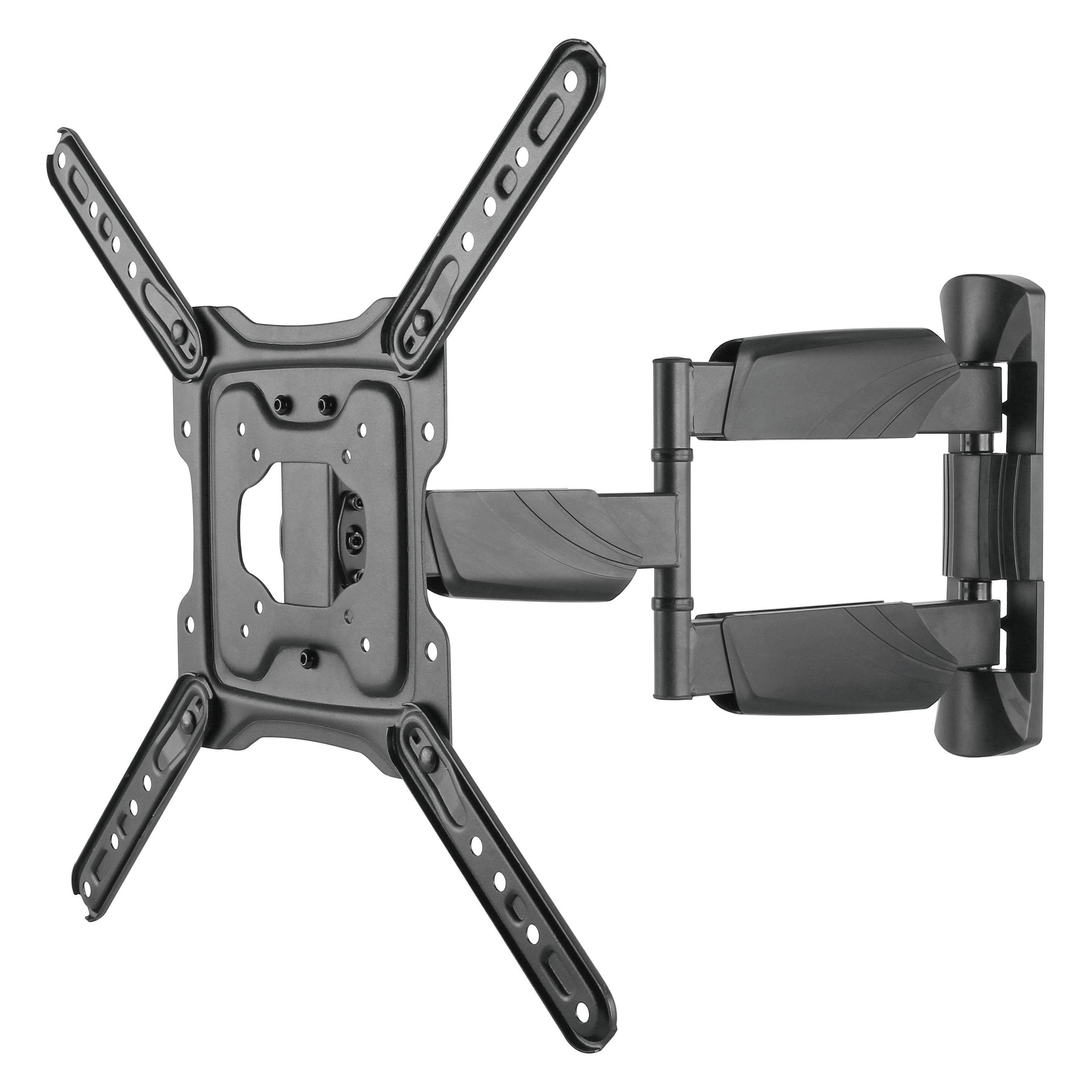Deltaco 3-Wege, 23-55", bis 35kg, schwarz (Wand, 35 kg, 23" - 55") (ARM-1205)