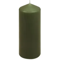 Stumpenkerze 20 cm Wachs Schilf
