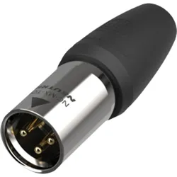 Neutrik XLR 3P Connector male TOP Goldkontakte - Edelstahlgehäuse