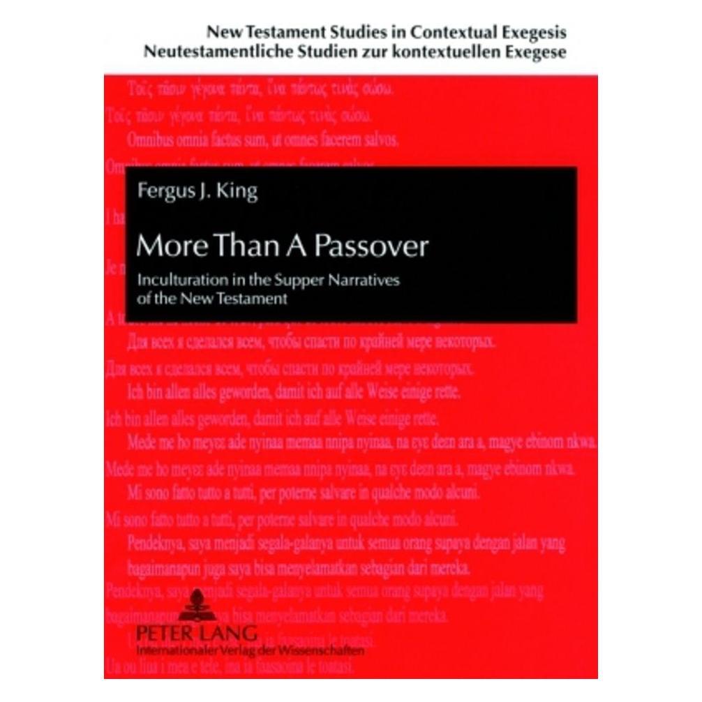 Peter Lang More Than A Passover (Deutsch, Softcover, Fergus, Fergus King, King) (33216904)