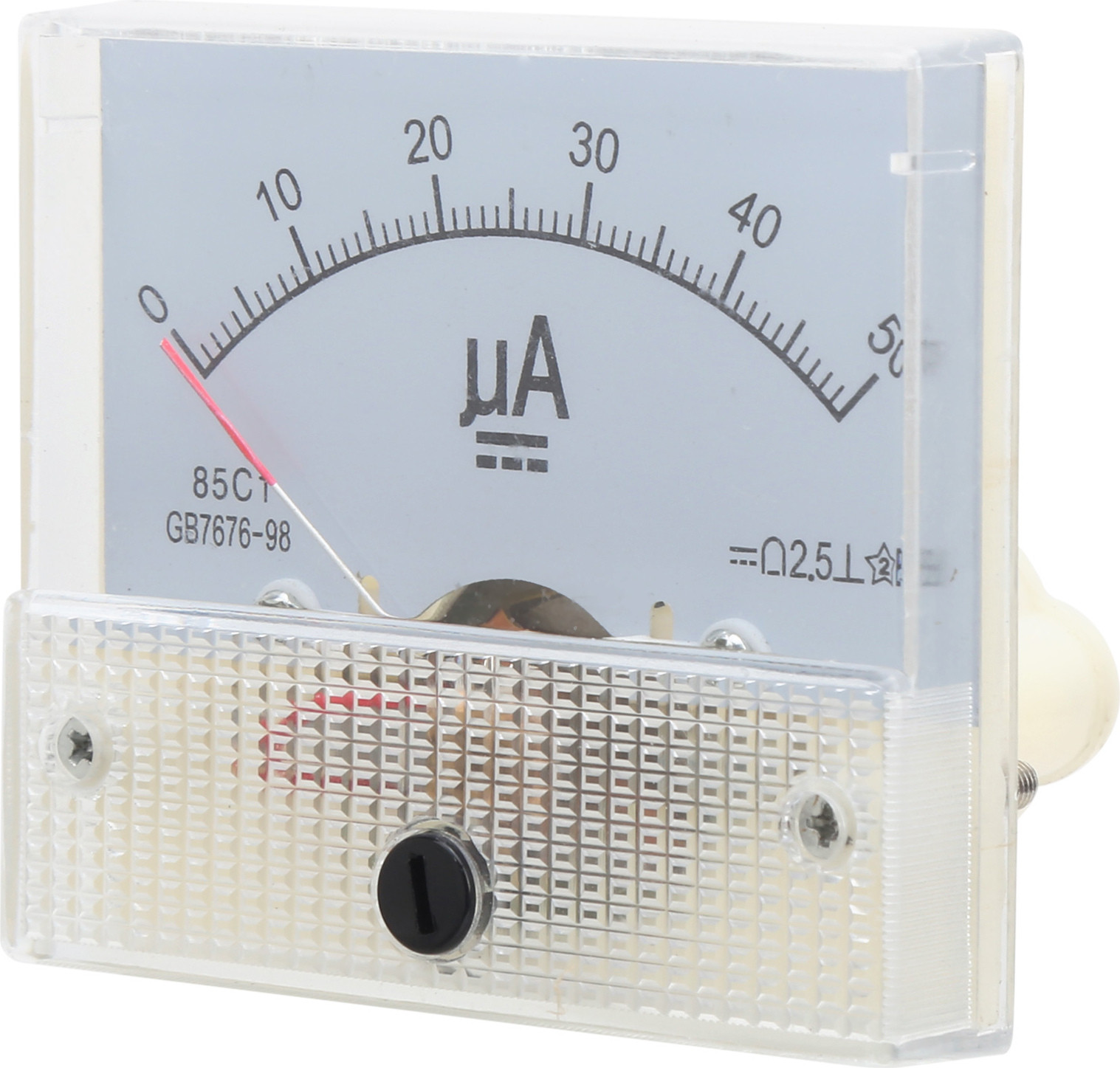 Gistuch 85C1 DC0-50UA Analoge DC-amperemeter voor stroomcircuits