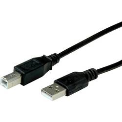 ROLINE RECYCLED MATERIAL ROLINE RM USB 2.0 Kabel, Typ A-B, schwarz, 0,8 m 11.45.8808