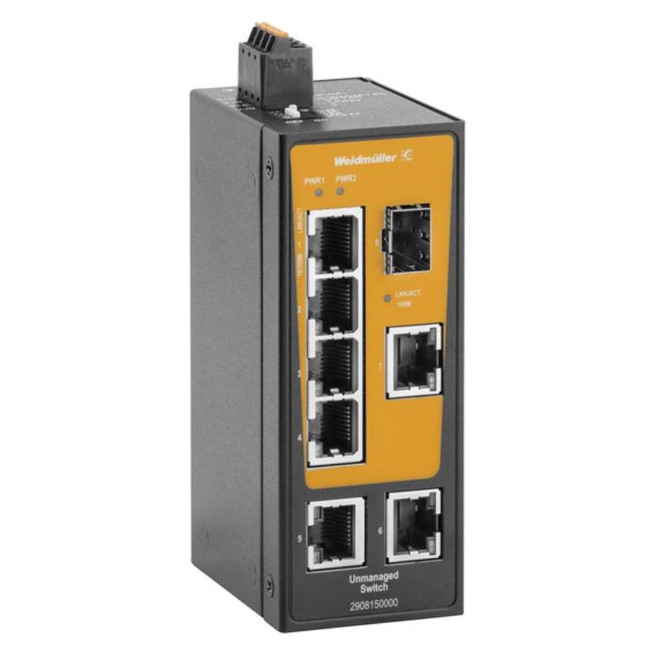Weidmüller Netzwerk-Switch unmanaged (7 Ports) (2908150000)