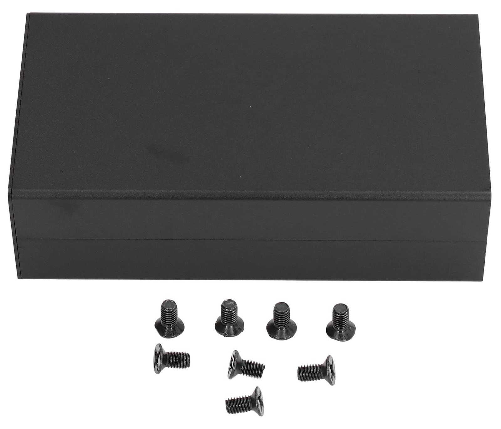 Dripio Lege aluminium behuizing, zwart, B: 120 mm, D: 110 mm, H: 58 mm