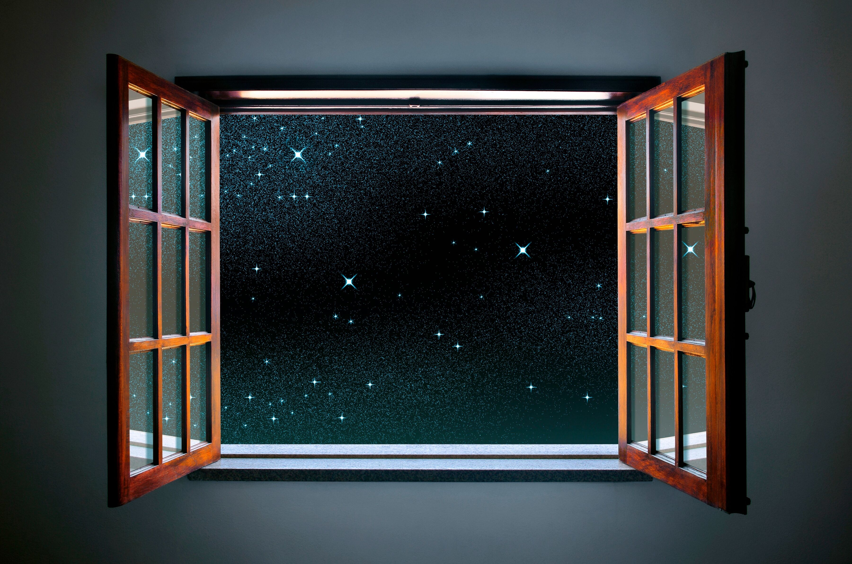 Fototapete PAPERMOON "Clear Star Heaven", bunt, B:3m L:2,23m, Vlies, Tapeten, Fototapete