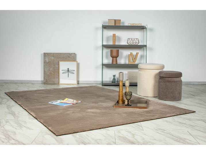 Tapis à poils ras Surfacer 225 Marron/Marron 200 x 290cm Polyester