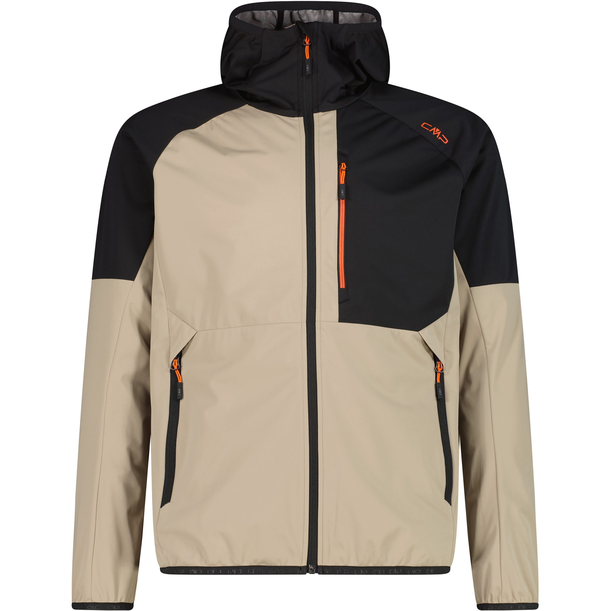 CMP Herren Softshelljacke beige Größe L Trekking Windabweisend Wasserabweisend