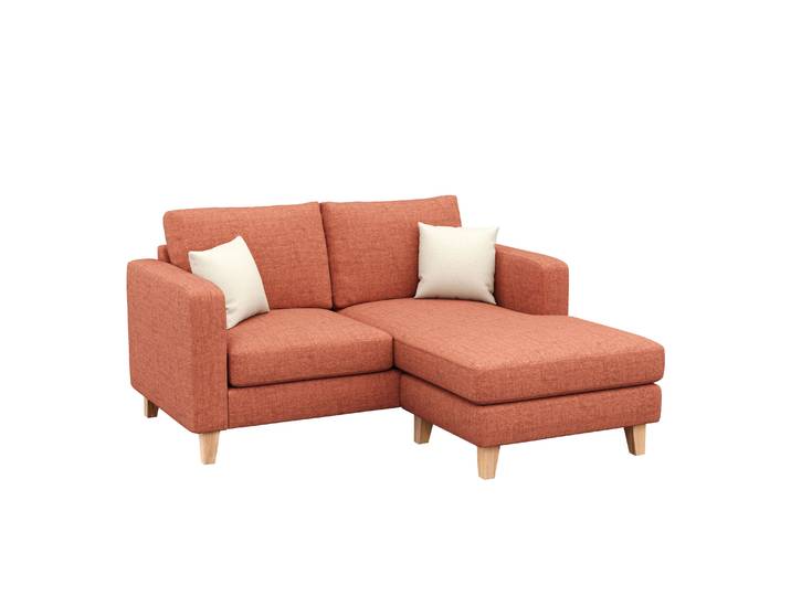 Ecksofa NOLAN rechts terracotta