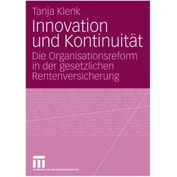 Innovation und Kontinuität, Fachbücher von Tanja Klenk
