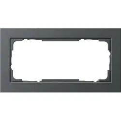 Gira Abdeckrahmen 2-fach anthrazit E2 100223