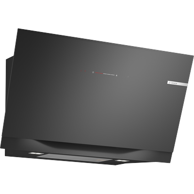 BOSCH Kopffreihaube "DWJ91LT60", schwarz, B:89cm H:45cm T:44,7cm, Dunstabzugshauben, DirectSelect für einfache Bedienung & leiserer PerfectAir Sensor