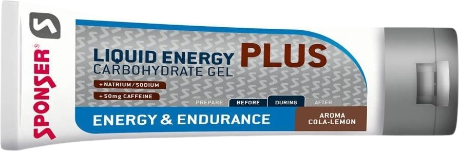 Sponser Energy-Gel Liquid Energy Plus 70G Cola-Lemon 1 Tube