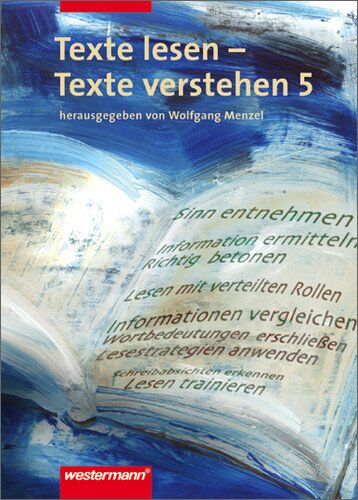 Wolfgang Menzel - Deutsch Lernhilfen - Sekundarstufe I: Texte lesen - Texte verstehen: Arbeitsheft 5 - Preis vom 16.10.2026 11:41:07 h