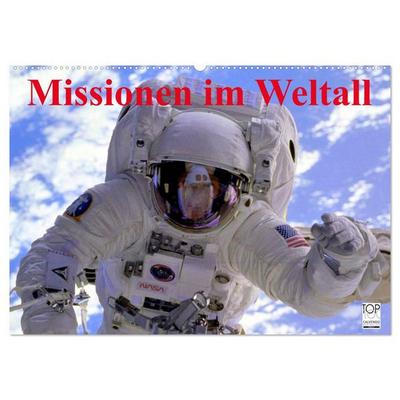 Missionen im Weltall (Wandkalender 2026 DIN A2 quer), CALVENDO Monatskalender