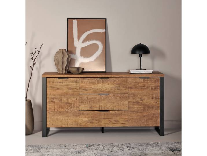 Sideboard II 150 x 76 x 40cm Braun/Mango Dekor