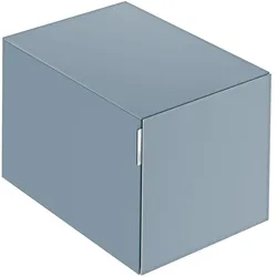 KEUCO Sideboard mit Auszug „Edition 11 Art“ Blue Satin (Glas, satiniert), Blue Satin (Glas, satiniert), mit Beleuchtung 40 × 35 × 49 cm