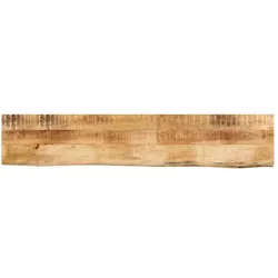 vidaXL, Tischplatte, Beburdorf (Raues Mango-Massivholz) (160 x 40 cm)