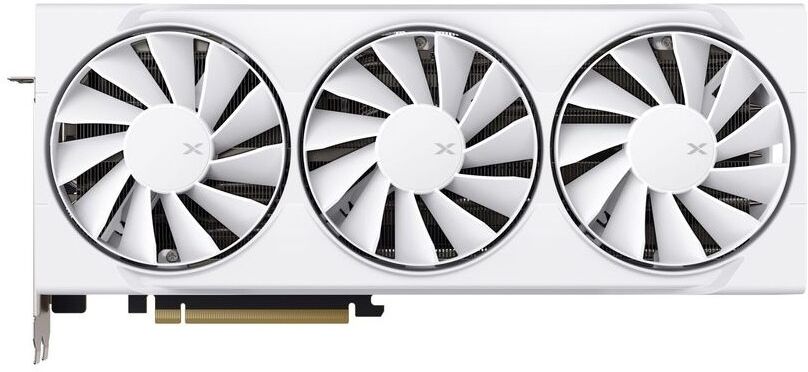 Pine XFX Swift AMD Radeon RX 9070 XT Triple Fan Gaming Edition 16GB GDDR6 Graphics Card - White