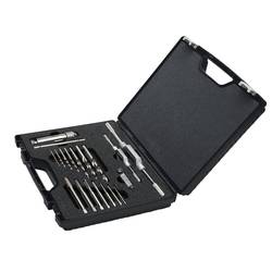 Exact 70532 Gewindeschneidsatz 18teilig HSS metrisch M3, M4, M5, M6, M8, M10, M12