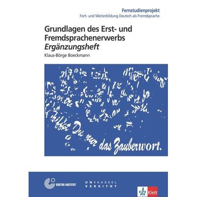 Grundlagen des Erst- und Fremdsprachenerwerbs, Taschenbuch von Ernst Apeltauer, Klett Sprachen GmbH, 978-3-12-606486-6