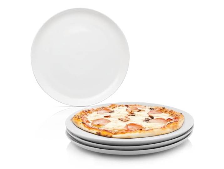 Sänger Pizzateller Set New Port 4 tlg, Servierteller Groß aus Porzellan