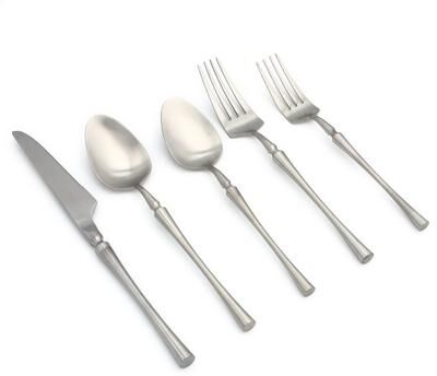 Elyon Tableware Elyon Noelle Matte Colored Stainless Steel Flatware Set 20 Pieces