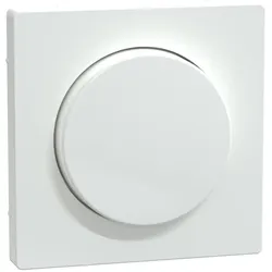 Merten MEG5250-6035 Zentralplatte mit Drehknopf, Lotosweiß, System Design MEG52506035