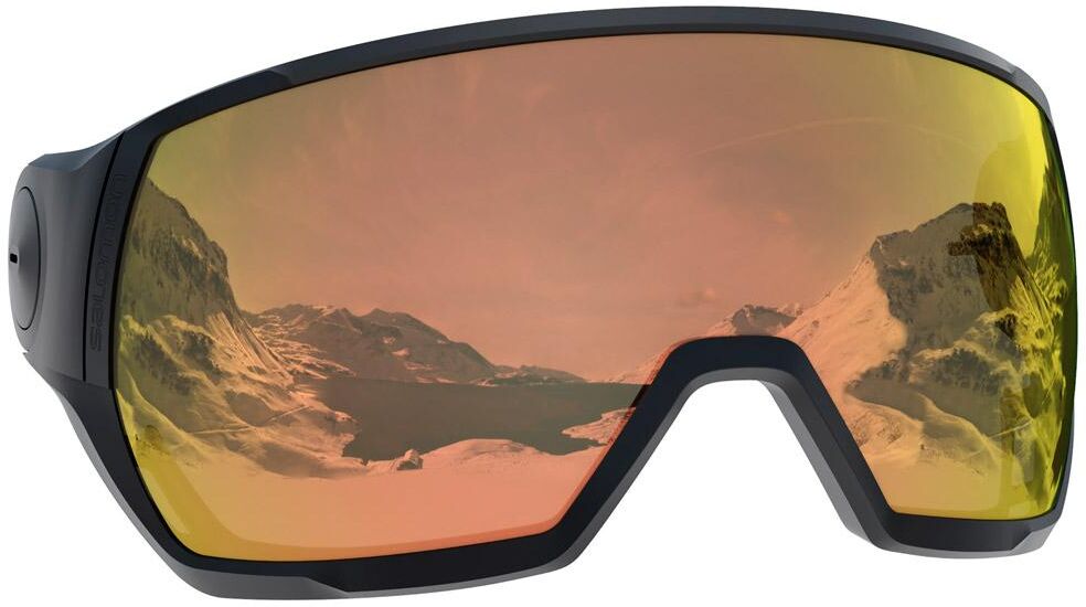 Salomon  - Pioneer Visor/Icon Visor Black Sigma Poppy Red - Visière