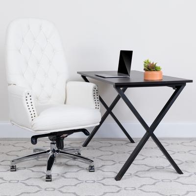 Flash Furniture High Back Tufted LeatherSoft Executive Swivel Ergonomic Office Chair