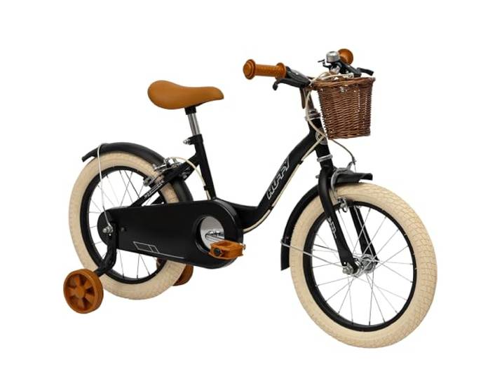 Huffy Vintage 16 Kinderfahrrad, für 5-7 Jahre, Mattschwarz