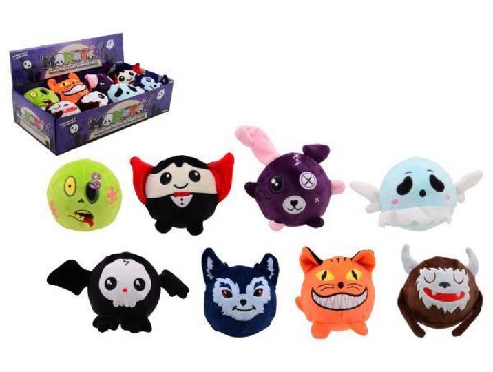 Monster Stuiterbal Alien - 8 stuks (disp.24642)