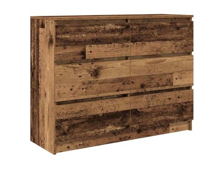 Kaorsrow Sideboard Altholz-Optik 100x35x76 cm Kommode aus Holzwerkstoff Vielseitiger Beistellschrank mit Stauraum für Wohnzimmer, Flur und Schlafzimmer. Pflegeleichter Schrank in Altholz-Optik.