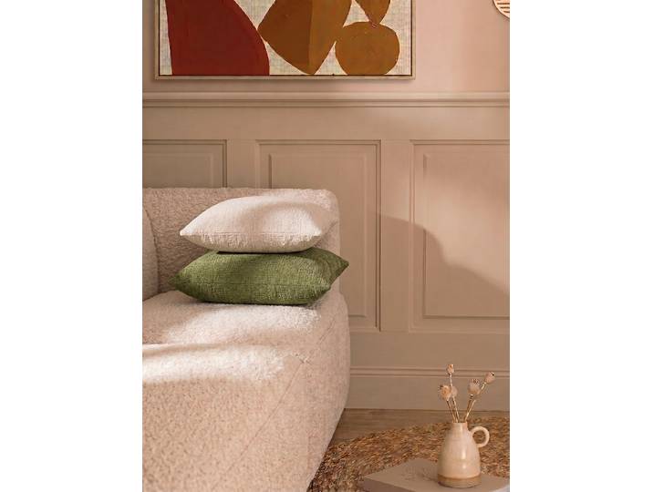 Kissenhülle Beige/Kaschmir 40 x 40cm Polyester