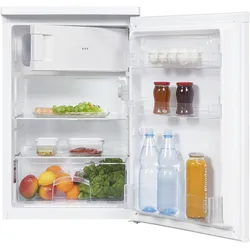 Exquisit Kühlschrank KS164E040E, Kühlschrank Freistehend, Weiss