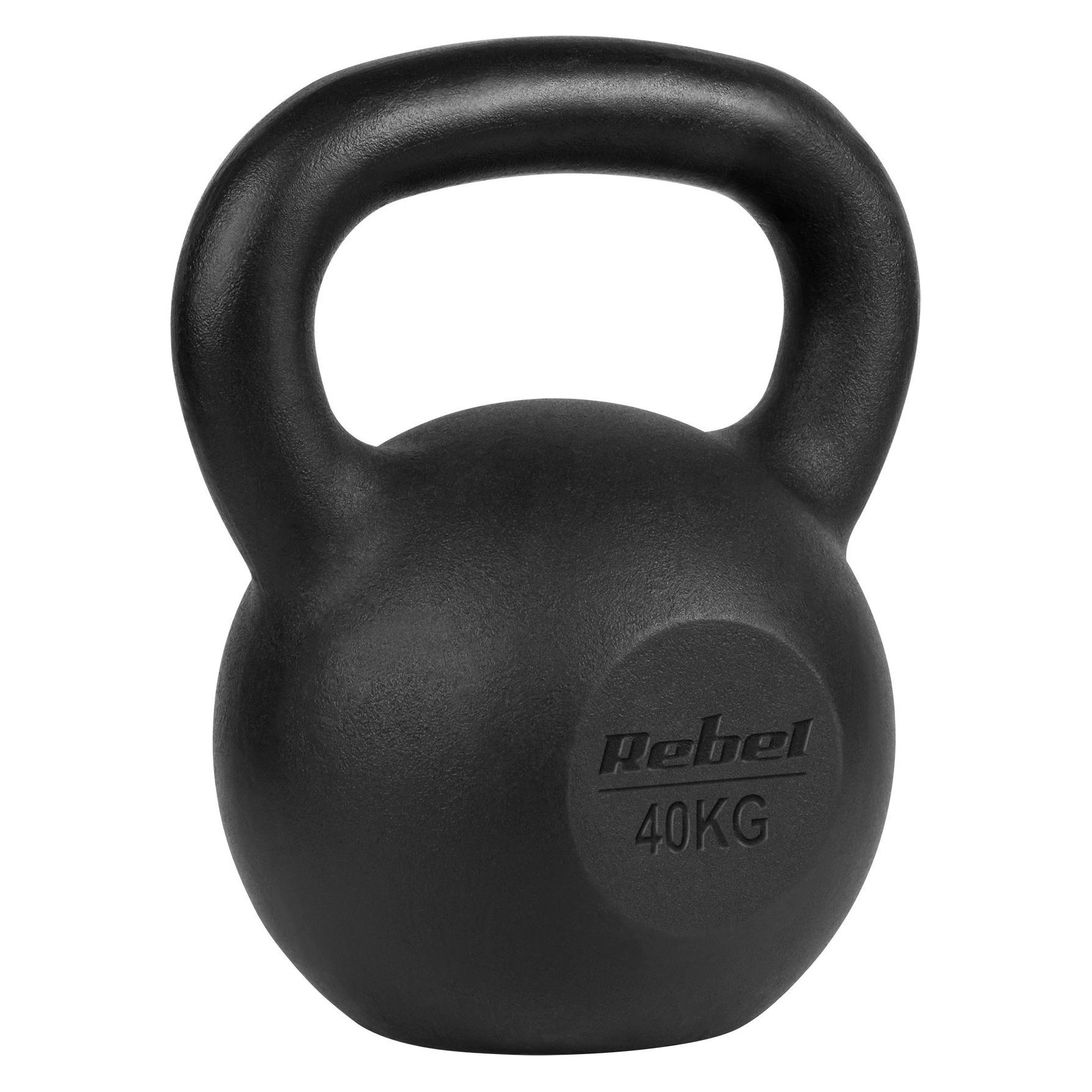 Rebel Kettlebell aus Gusseisen 40kg ACTIVE (1 x 40 kg) (RBA-2323-40)