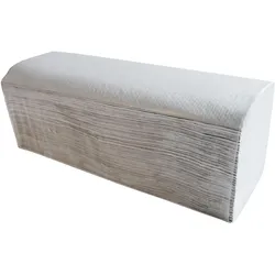 CWS Faltpapier Recycling, V-Falz, 1-lagig, Natur, 20x 250 Blatt, Haushaltspapier, Weiss