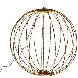 WellHome - Leuchtende Weihnachtskugel mit 320 warmweißen LED-Lichtern Ø50cm