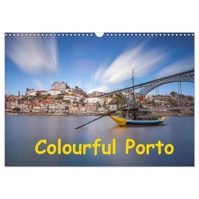 Colorful Porto (Wall Calendar 2027 DIN A3 landscape), CALVENDO 12 Month Wall Calendar