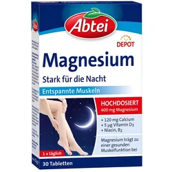 Abtei Magnesium Stark für die Nacht Depo 30 St