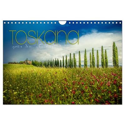 Toskana - spür den Sommer (Wandkalender 2027 DIN A4 quer), CALVENDO Monatskalender