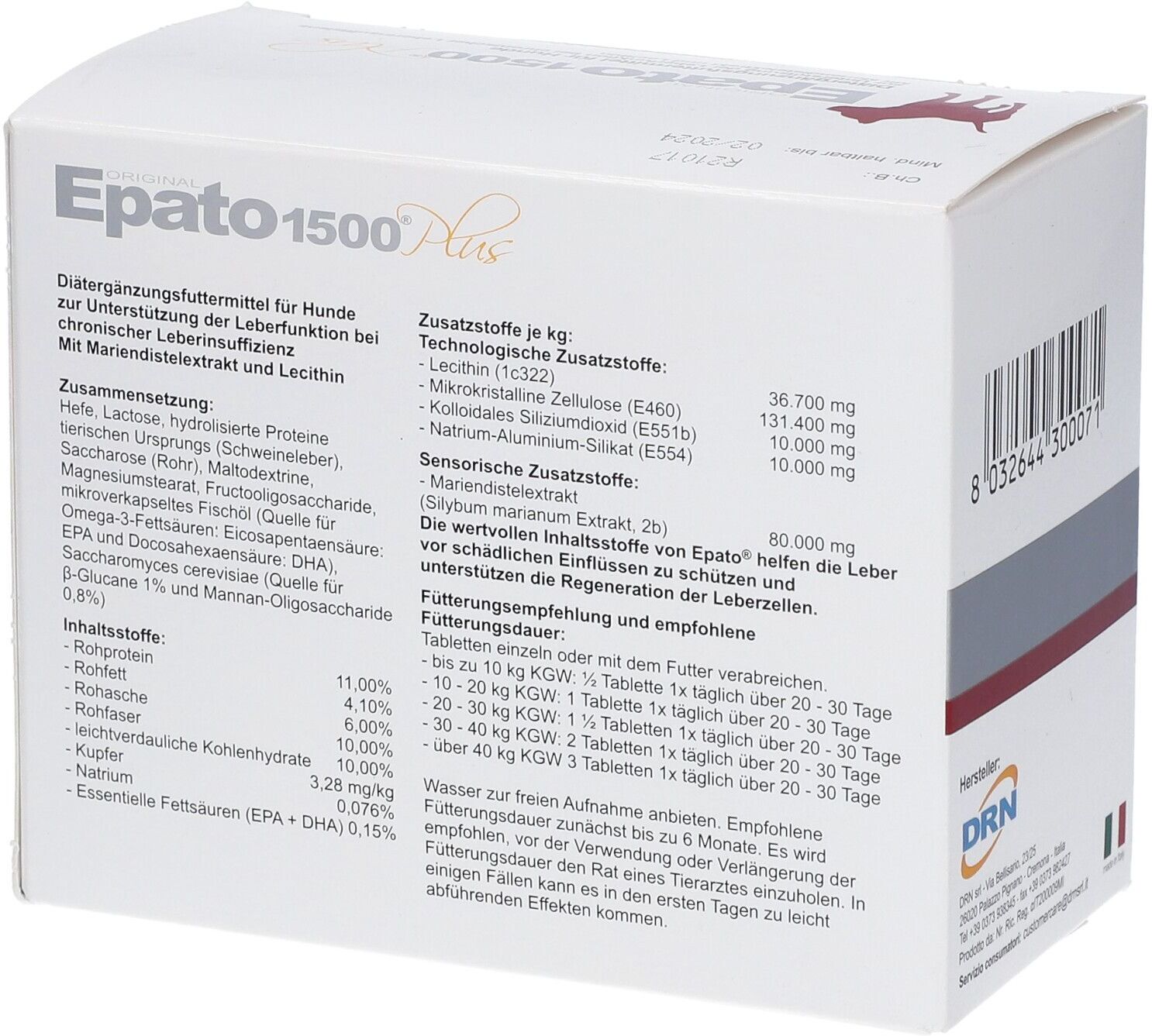 Epato 1500 plus Tabletten f.Hunde 120 St
