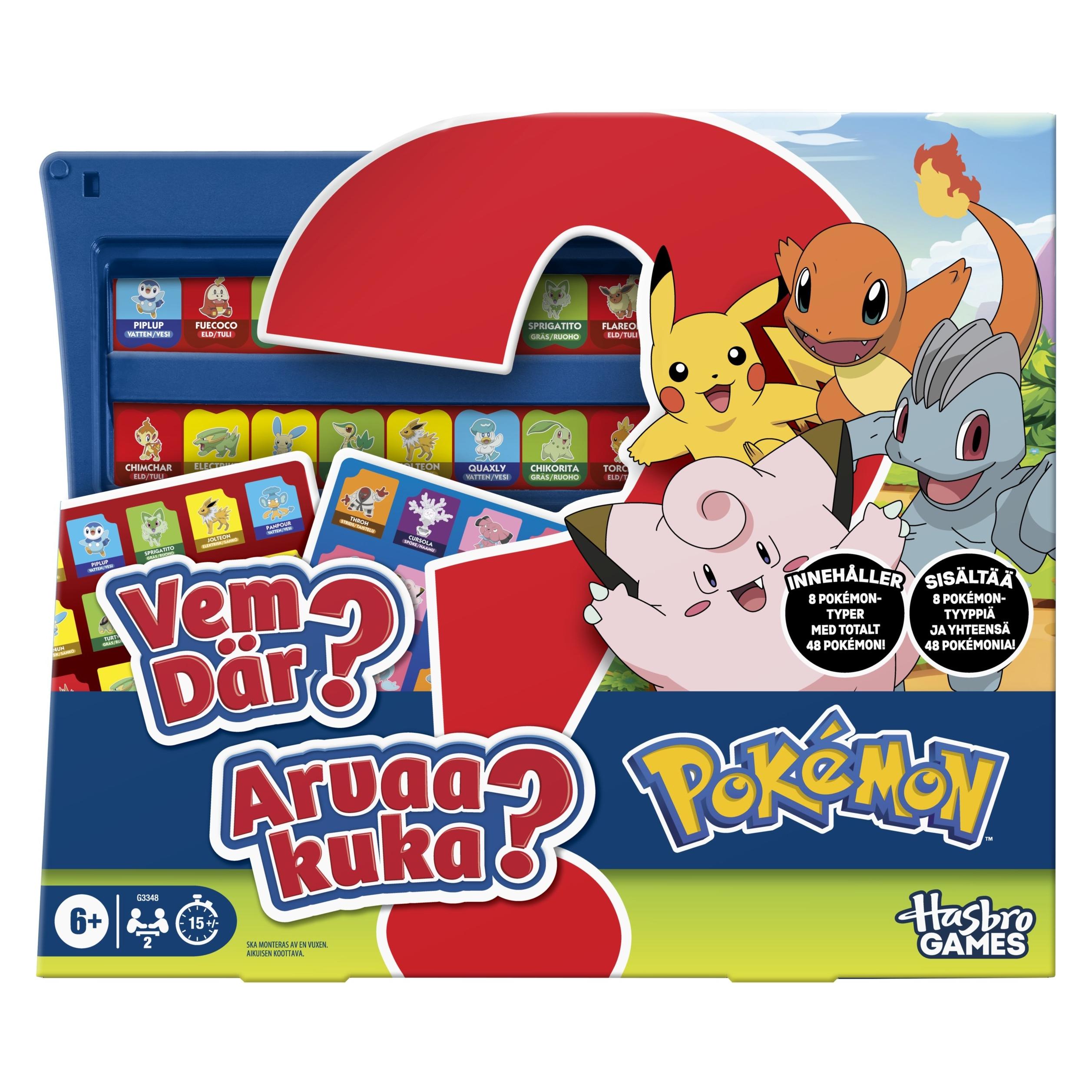 Hasbro Gaming HAS GUESS WHO POKEMON board game FI-SE (Finnisch, Schwedisch, 2 Spieler) (G33481680)