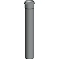 Wolf-Garten, Zubehör Kerzen + Kamin, Wolf Abgasrohr aus Polypropylen DN80 L:1000mm