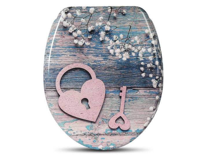 Siège de toilette WOLTU en Duroplast\, avec système de fermeture douce\, modèle WS2745-a