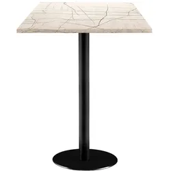 RestooTab - Stehtisch Rome 60x60cm Dekor Marmor Maia