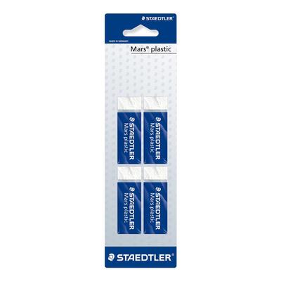 1x Staedtler Radierer Mars plastic blister Staedtler Radierer Mars plastic 4er Set