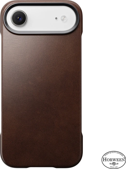 Nomad Traditional Leather Case Rustic Brown (Horween) iPhone Air