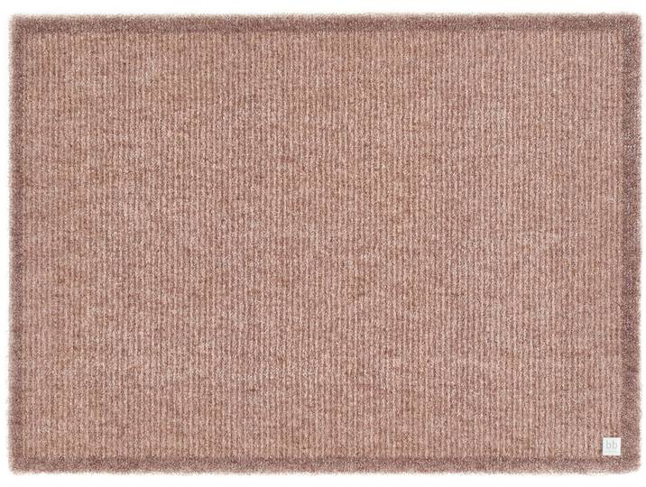 Fussmatte BARBARA BECKER Gentle Schmutzfangmatte & Läufer , grau (taupe), B:67cm H:7mm L:110cm, Kunstfaser, Teppiche, Fussmatte, Schmutzfangteppich, Schmutzmatte, dezentes Streifen Design, waschbar